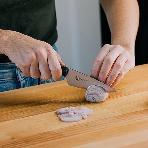 Miniatura 8 de Middleton Made Knives Echo 4 Cuchillo de pelar  Cuchillo de pelar de 4 pulgadas  Cuchillos de emparejamiento profesionales hechos a mano  Cuchillo