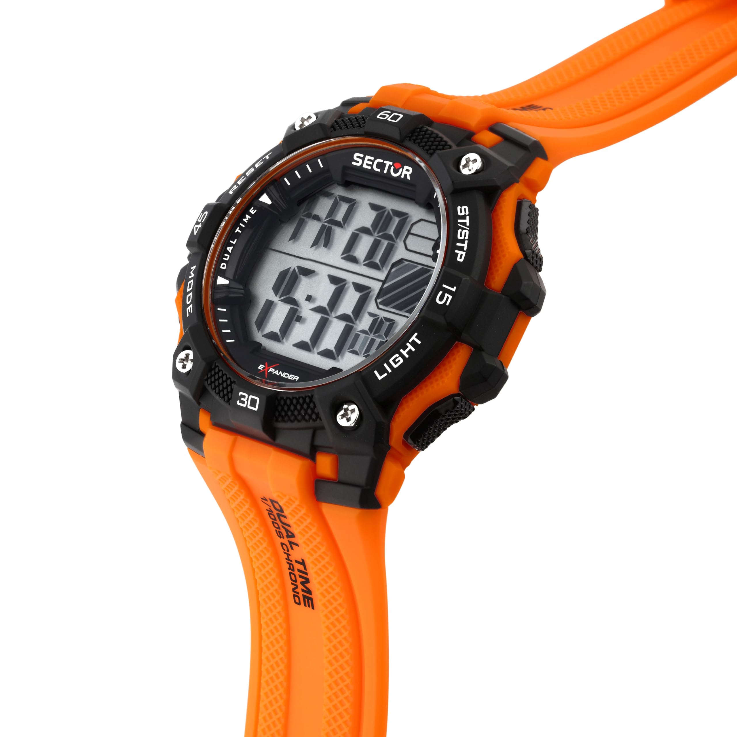 Sector No Limits Orologio Uomo, Digitale, 49 mm, Silicone, Collezione EX-51