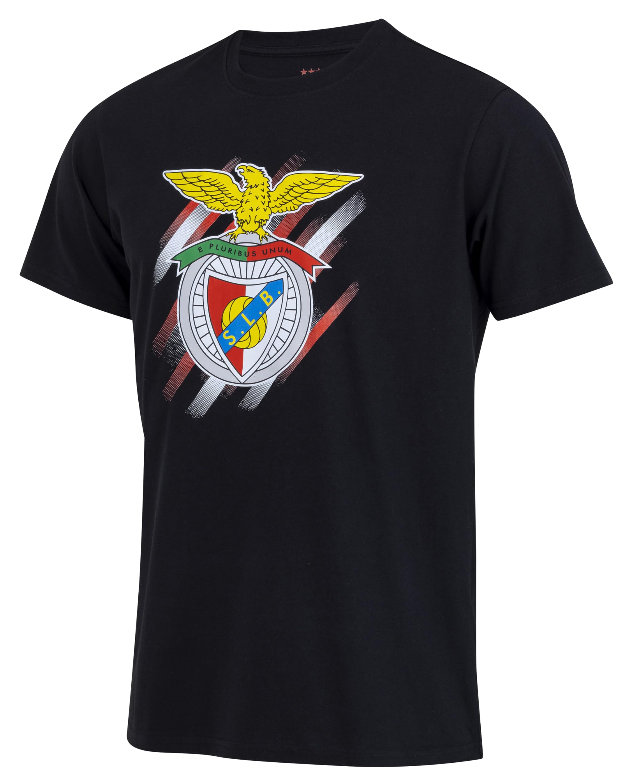SL Benfica SLB Men's T-Shirt – Official Collection Lisbon – Football, Black, S