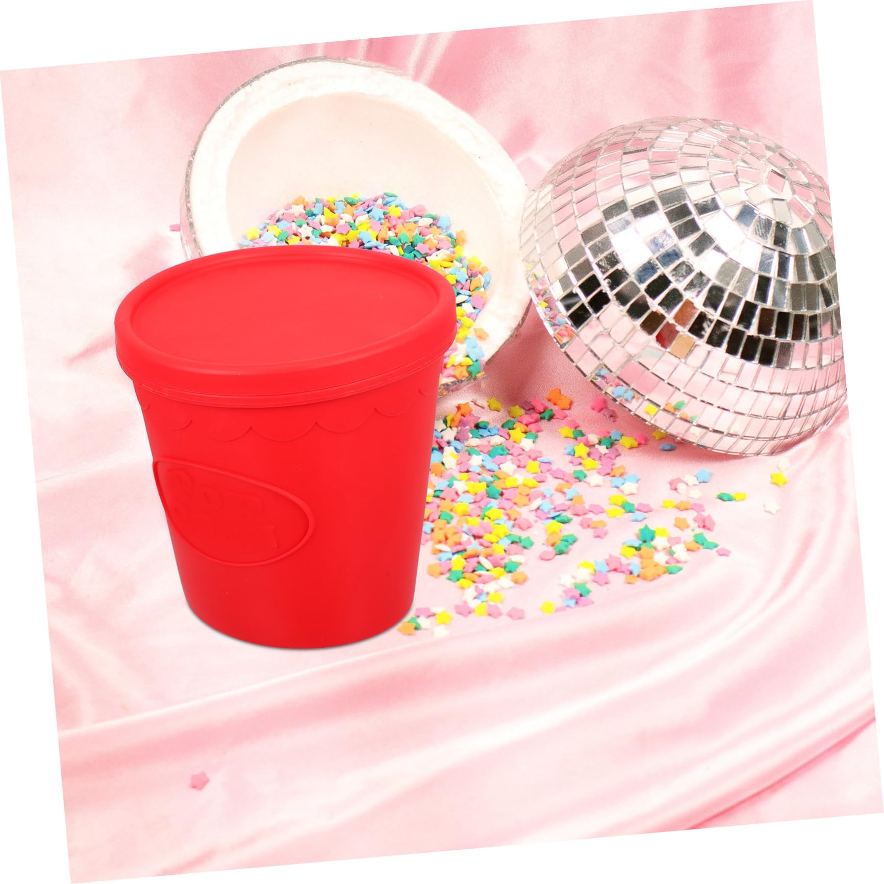 PRETYZOOM 3 Stück Popcorn Eimer Snack Serviereimer Pommes Frites Boxen Popcorn Faltbare Eimer Popcorn Halter Theaterbehälter Becher Popcorn Beutel Popcorn Boxen Wiederverwendbare