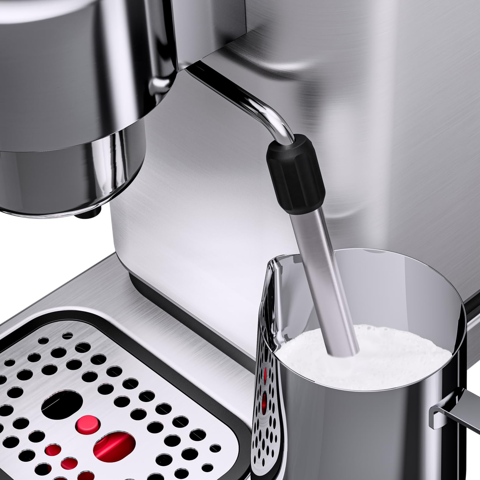 WMF Lono Espressomaschine Siebträger 1350 Watt 15 bar Edelstahl matt