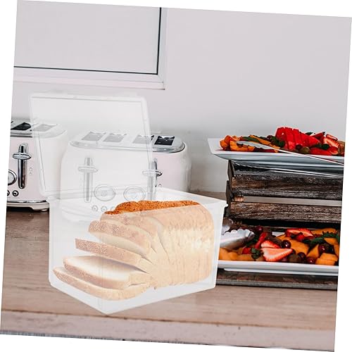 Miniatura 5 de Recipiente hermético para almacenamiento de pan para cocina, contenedor de pan organizador de pan para frescura, caja de pan para refrigerador y