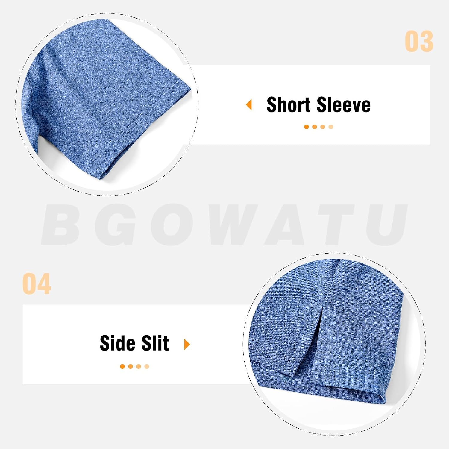 BGOWATU Women's Golf Polo Shirts Short Sleeve Tennis Tops Collared T-Shirts UV Protection Quick Dry