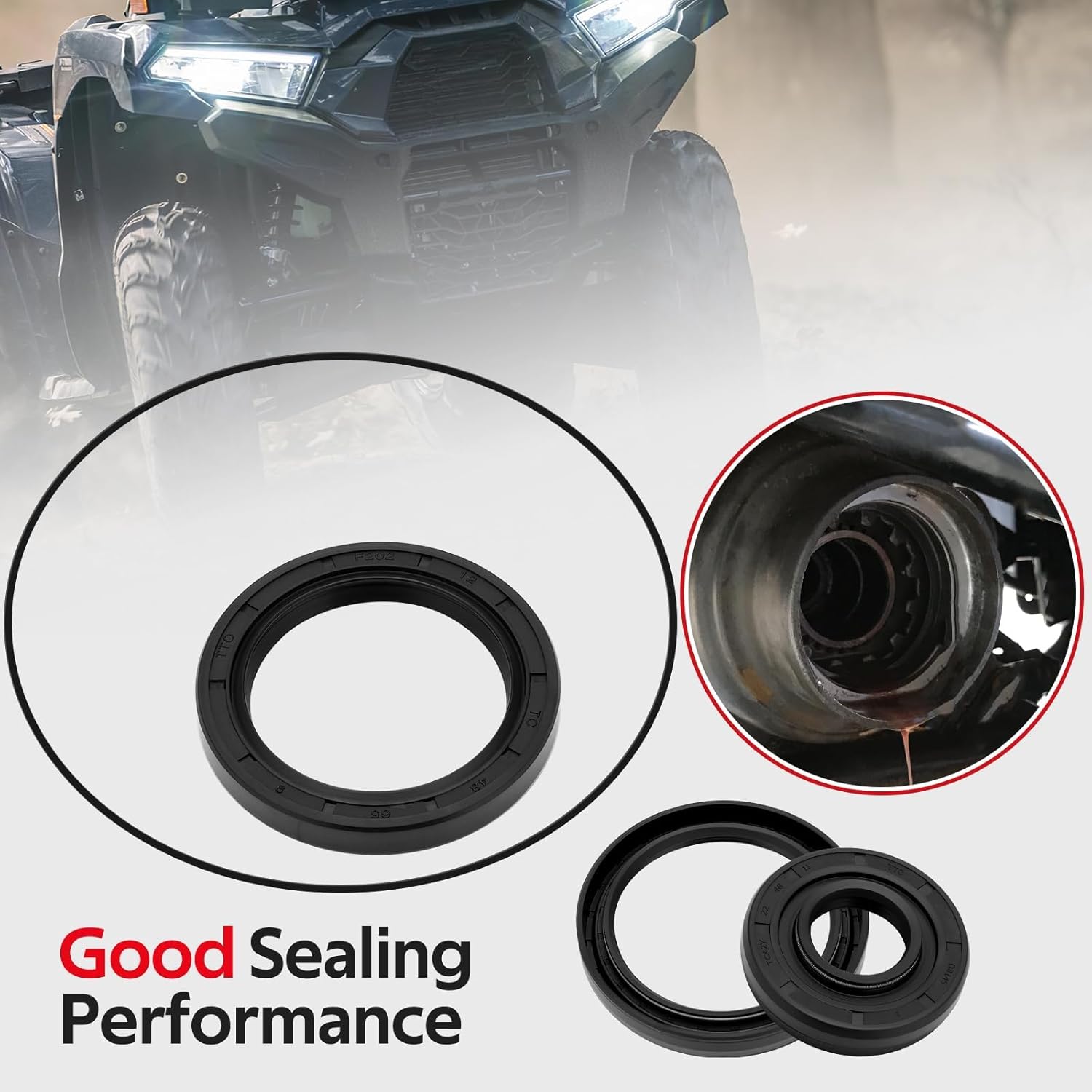 JAVIK Front Differential Bearing Seal Kit for Kawasaki Prairie 360 650 700 Brute Force 650 750 Twin Peaks 700 O.E.M# 92046-1286 13271-1503 92045-1393 92045-1394