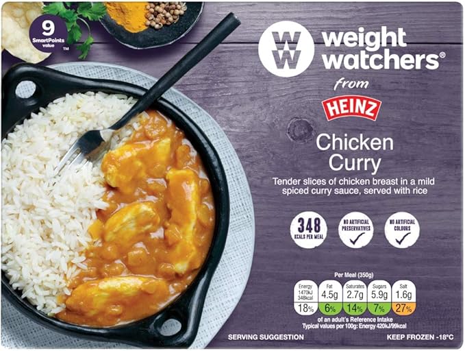 Weight Watchers from Heinz Chicken Curry, 350g (Frozen) Amazon.co.uk