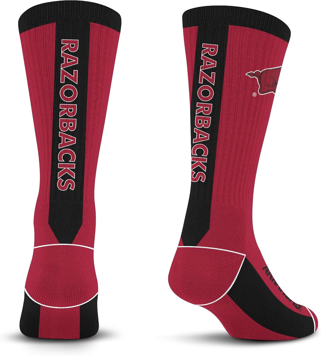 For Bare Feet NCAA Unisex Kids Ncaa Mvp Crew Sock Youth - Image 2