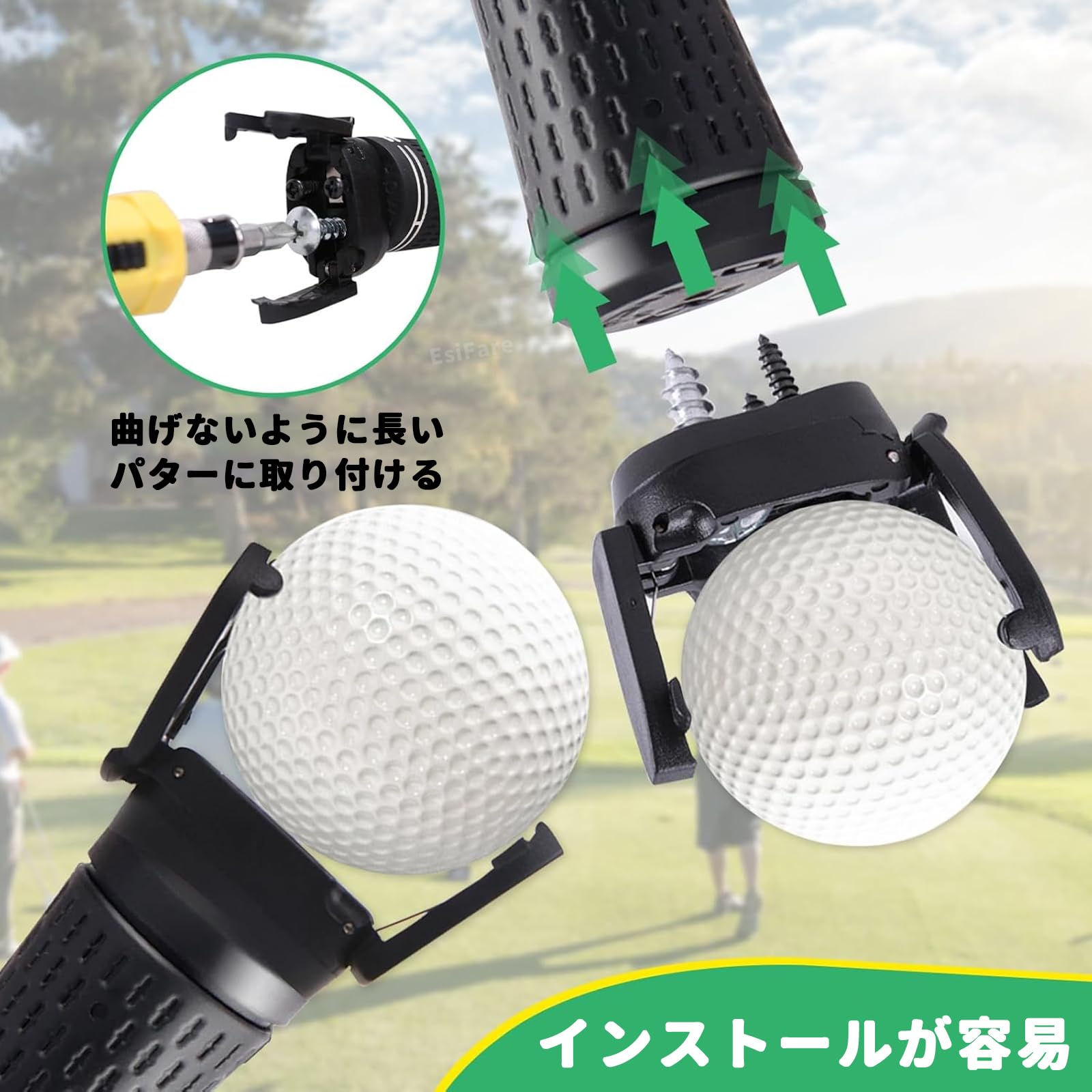 Amazon | ゴルフボール拾い器具 ゴルフ ボール拾い ゴルフボール
