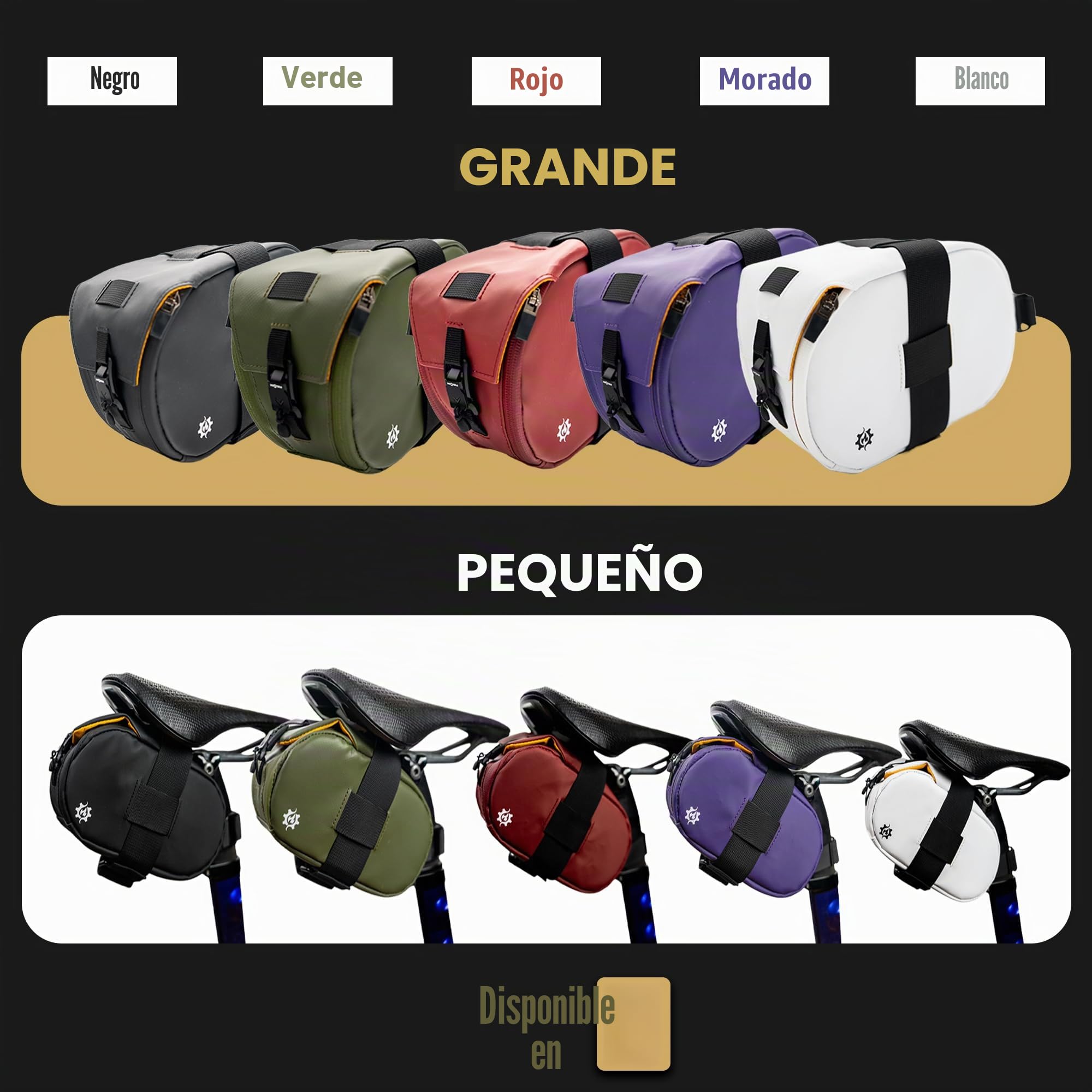 Lumiere & Co.BolsaPequeñaSillínBicicletaBolsa Sillín Bicicleta