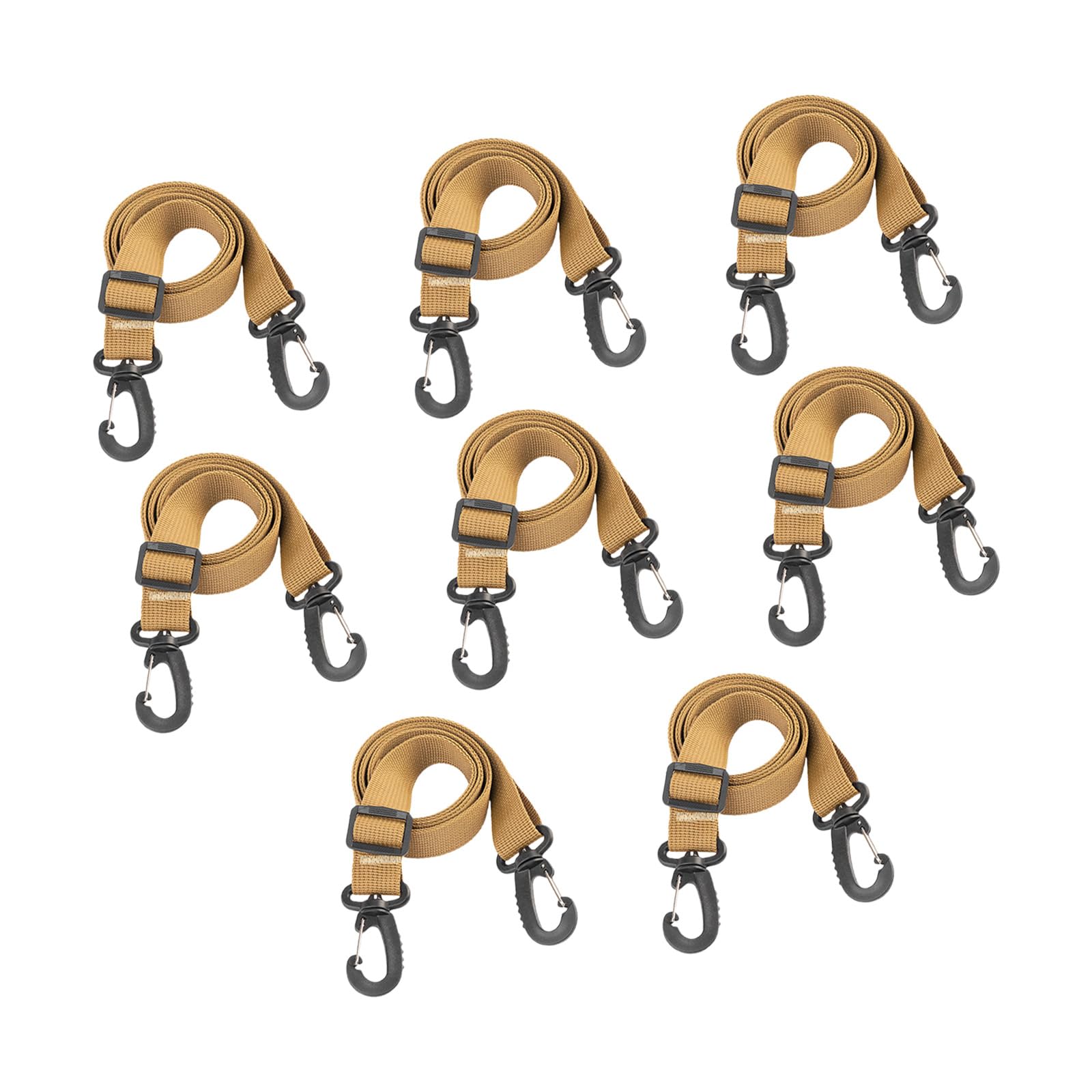 Elnwnnkc Khaki 8Pcs Durability Banners Clip For Garage Door Protects Original Suitable For Christmas Halloween Decoration Halloweens Clip