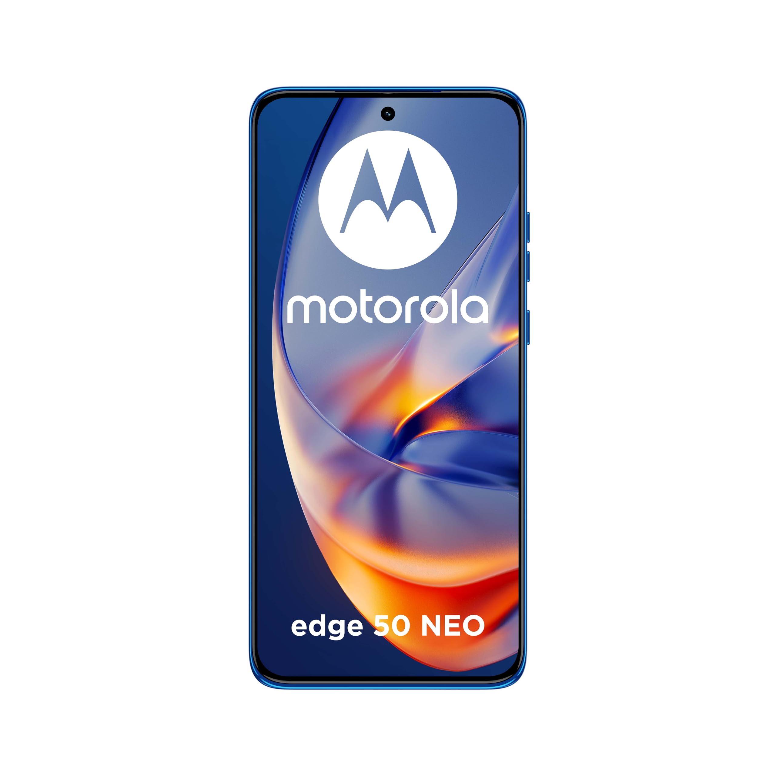 Motorola edge 50 neo (8/256GB, Fotocamera Sony LYTIA™ 700C 50+13+10MP selfie 32MP, Display 6.36" pOLED 120Hz, IP68, MediaTek MTK 24M, batteria 4310mAh, ricarica 68W, Android 14), PANTONE Nautical Blue