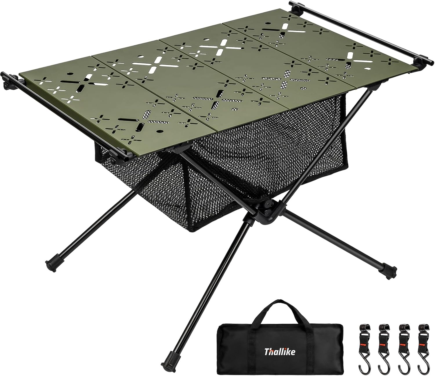 Tenting Desk,Outside Folding Desk,Light-weight Transportable Tenting Facet Desk with Hole Sample,Ultralight Aluminum Seaside Desk with Carry Bag for Outside Cooking,Picnic,Camp,Boat,Journey