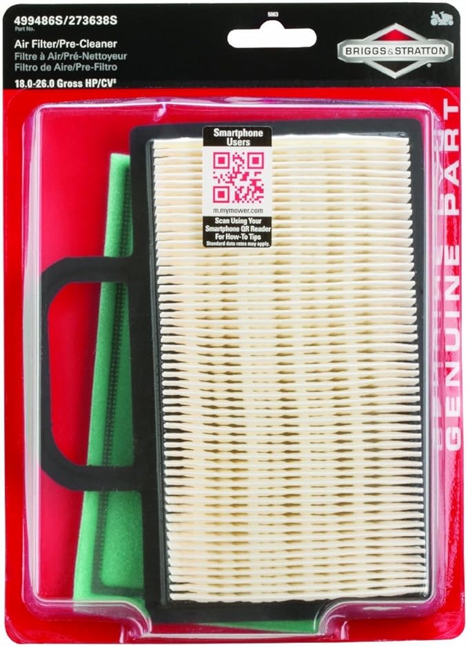 Amazon Briggs & Stratton Premium Engine Air Filter CartridgeAIR