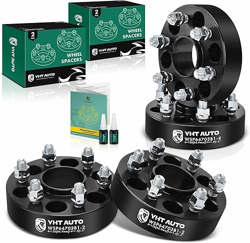 Miniatura 9 de YHTAUTO Espaciadores de rueda centrados de 0.236x4.724 in de 1 pulgada para Chevrolet, GMC, Buick, Cadillac, Saab Modelos Traverse, Acadia,