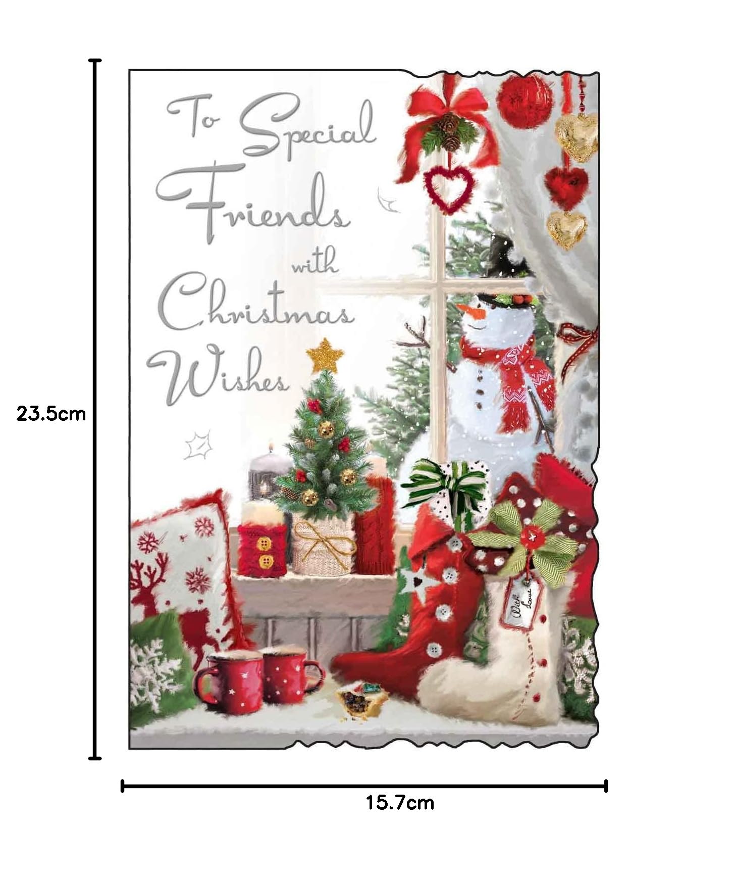 Jonny Javelin Carte De Noël Pour Tante Avec Inscription « Special Auntie With Love At Christmas