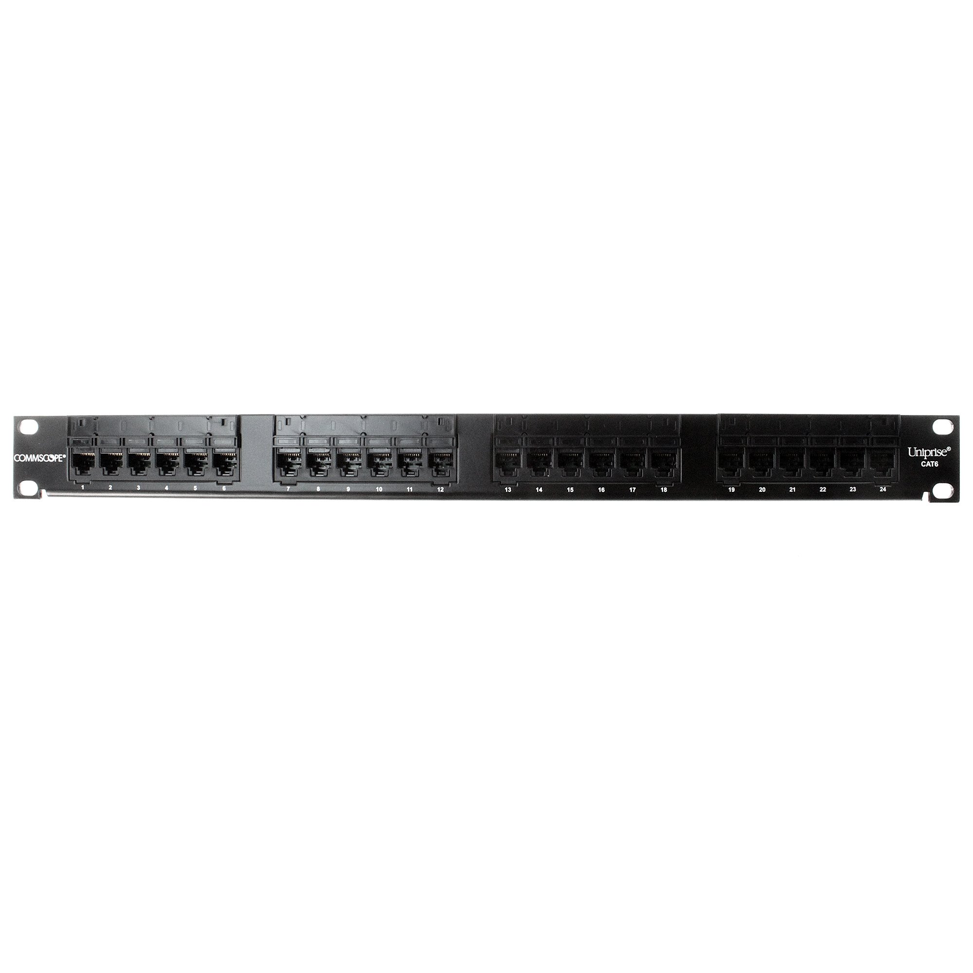 Amazon.com: Commscope UNP-U-610-1U-24 760180042 Patch Panel, Cat6