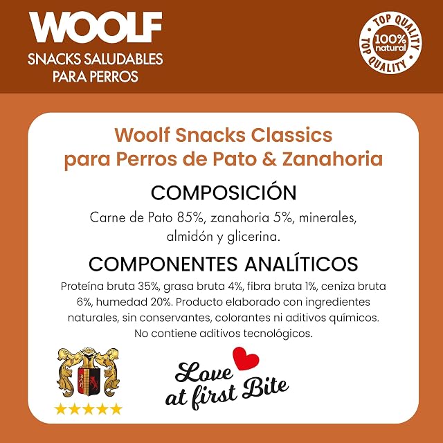 Foto 5 de 7 de Woolf - Big Bone of Duck with Carrot 100 g