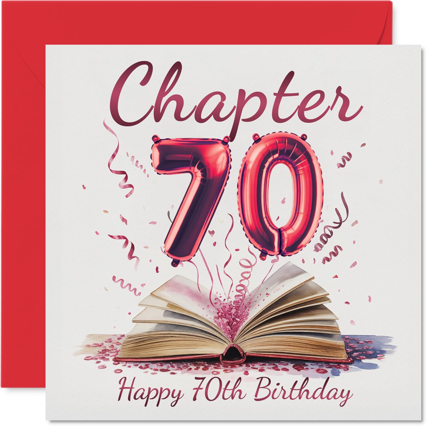 70th Birthday Cards for Women and Men, Start of Another Chapter