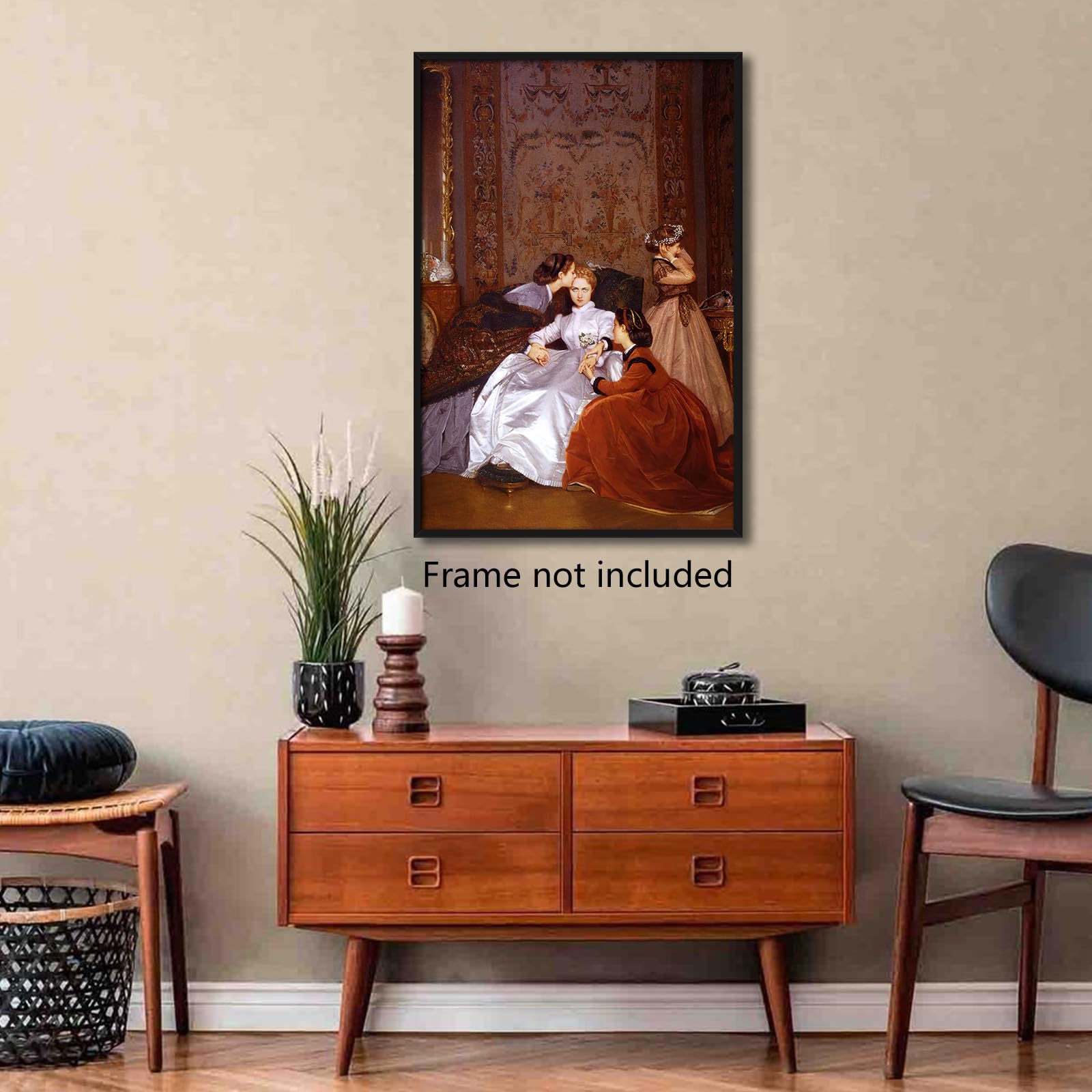 Yaasilinage The Reluctant Bride Painting By Auguste Toulmouche