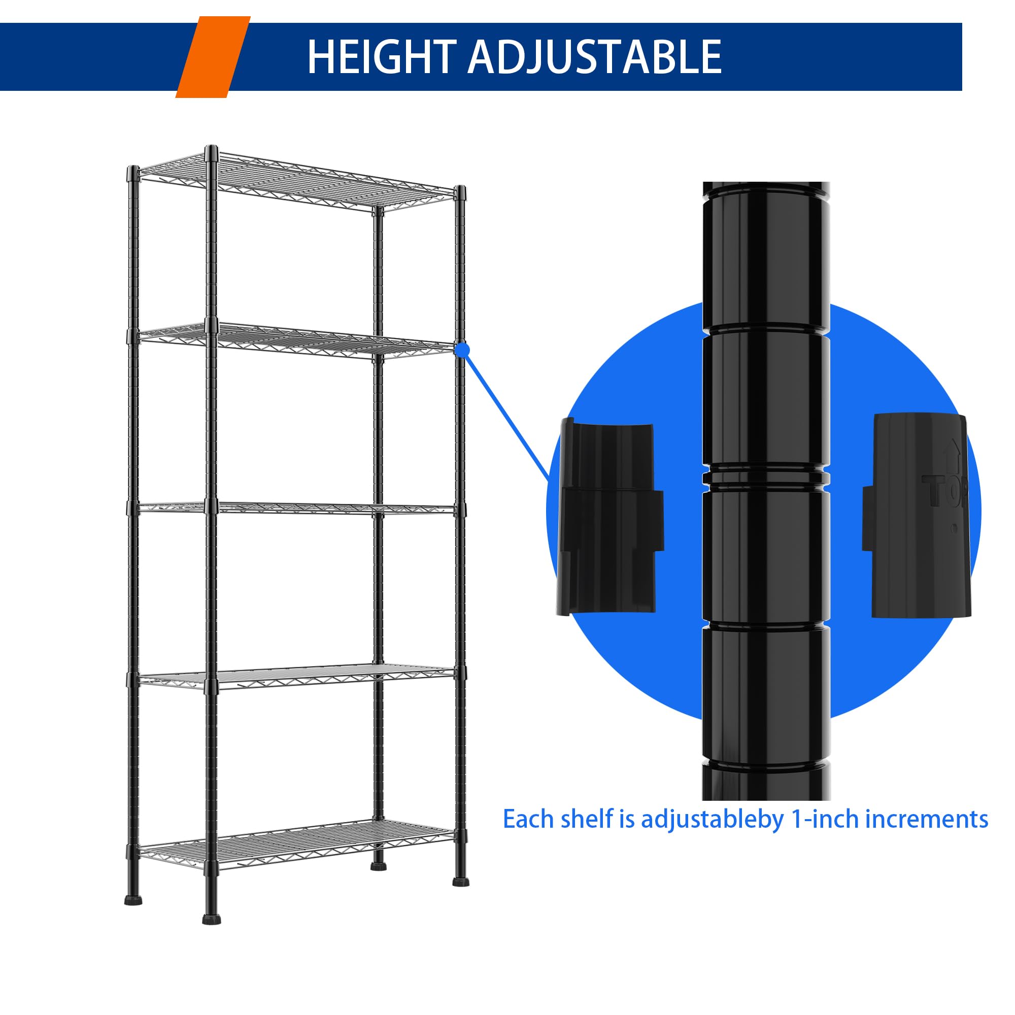 平棚 990x200x100 Amazon.com: Shintenchi 2-Tier Bookshelf: Tall Industrial
