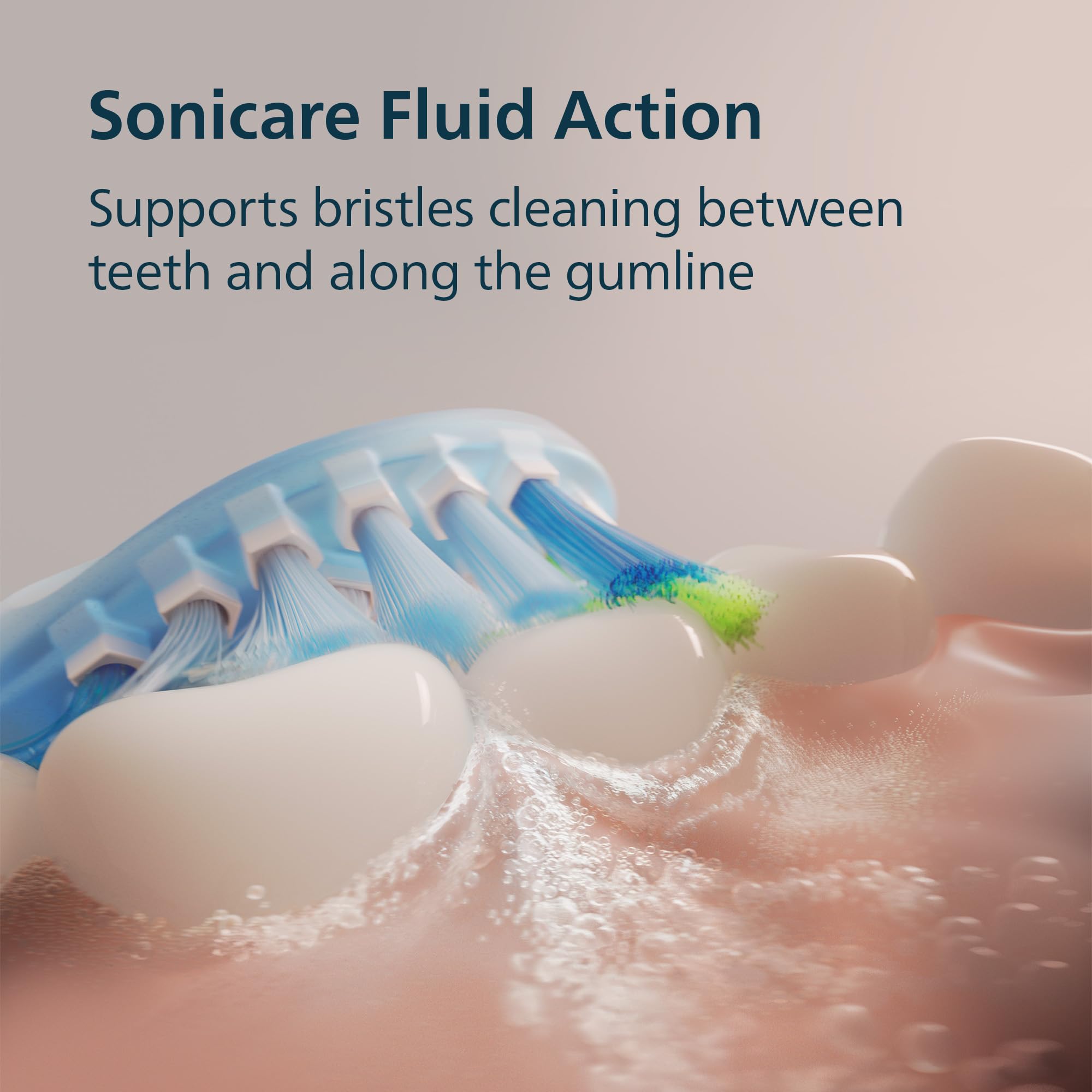 Philips Sonicare Cepillo de dientes eléctrico serie 5950 con sensor de presión, SmarTimer, BrushPacer, 6 ajustes de cepillado, 21 días de duración, maletín de viaje, rosa pálido, HX7132/03