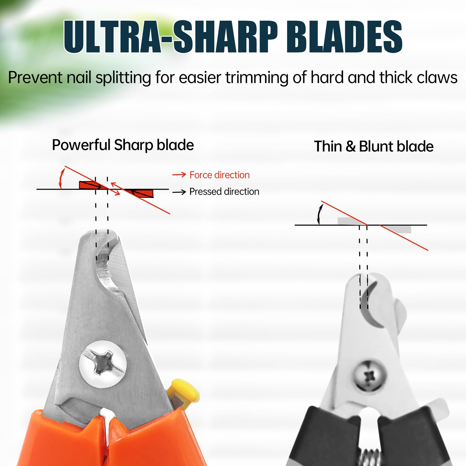 Dog Nail Trimmers 767C - Professional Dog Nail Clippers for Large and Small Dogs, Easy-to-Use Pet Nail Trimmers for Safe and Precise Grooming, Durable Claw Clippers for Paws Care - image 3