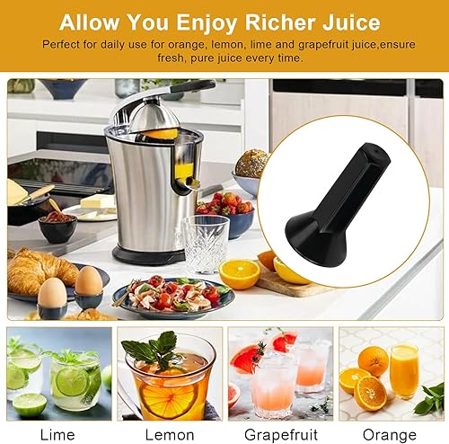 Miniatura 7 de Reemplazo del eje para exprimidor de cítricos compatible con modelos ELCJ-1600S ELCJ-1700S ELCJ1900S, pieza de reparación del eje de transmisión del