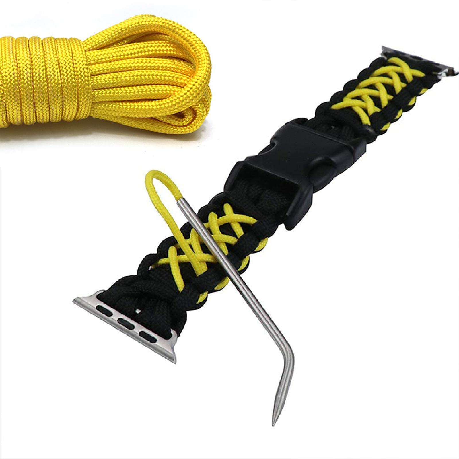 Lot De 12 Cordes Paracorde 550 Multifonctions 3m - Survie Camping Plein Air 12 Couleurs