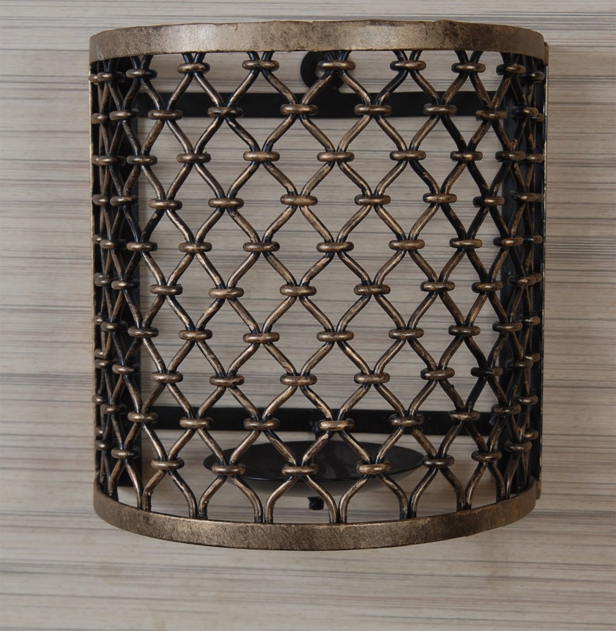 Candle Stand Wall Decor by naturehood Handmade UN-Welded MESH (Jali) Home Decor Gift Item Diya Stand