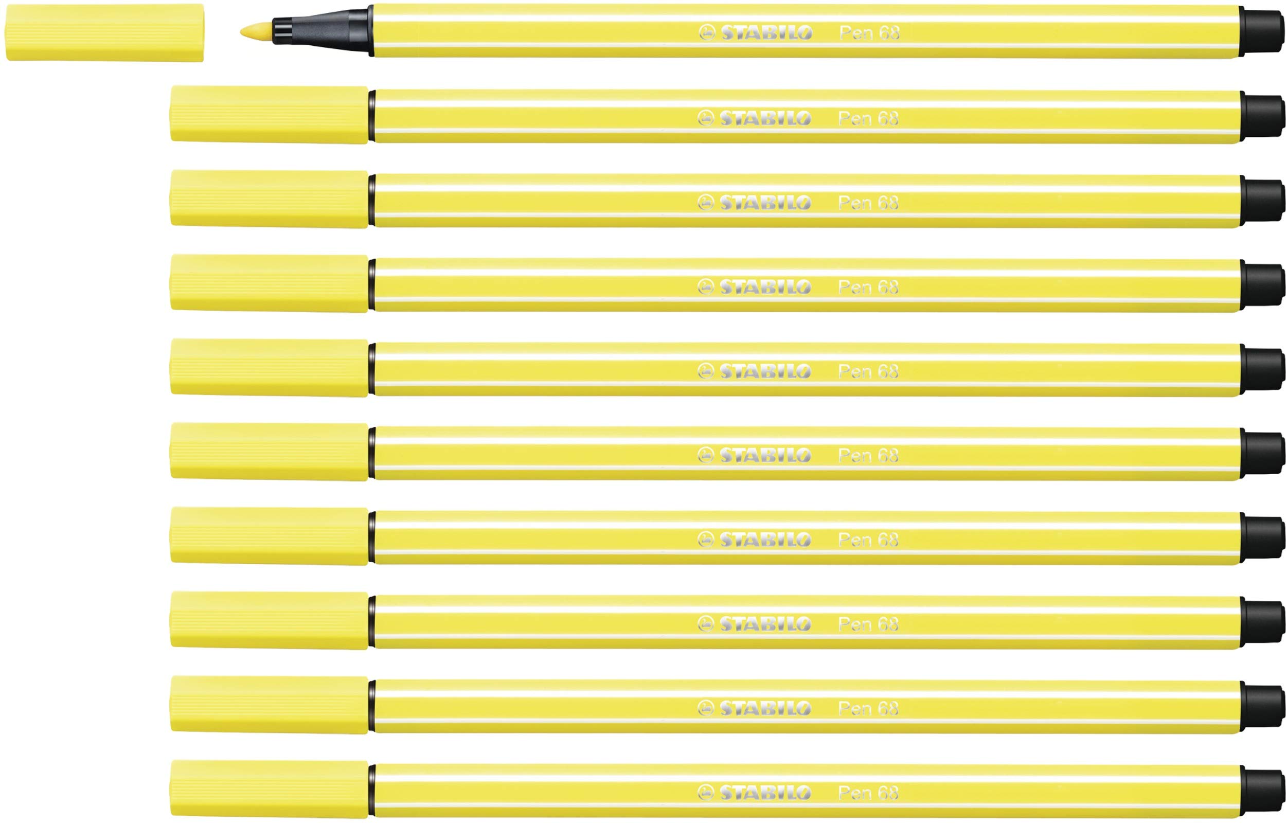 STABILO - Rotulador premium - Pen 68 - Pack de 10 - rosa neón — view 30