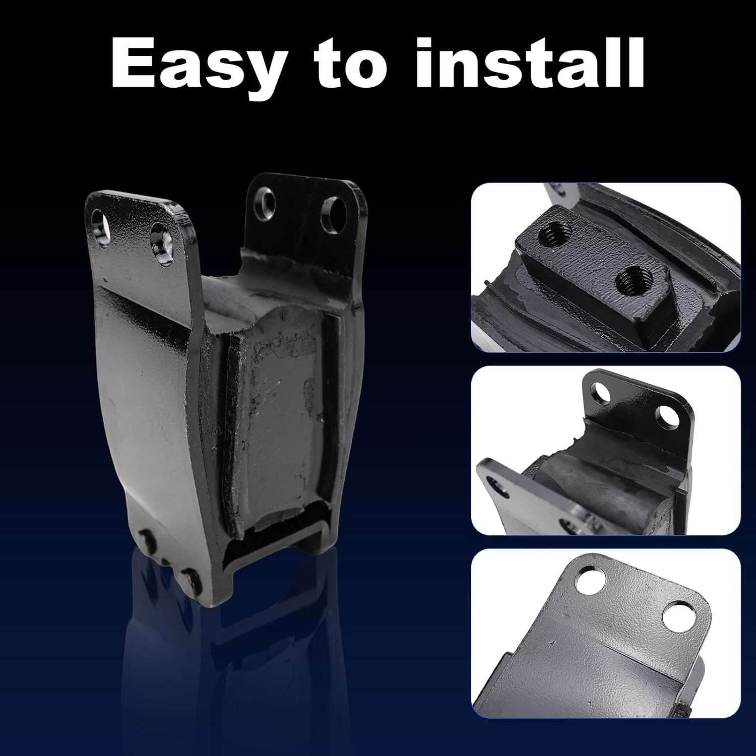 Rear Isolator Motor Mount Compatible with Harley Dyna FXDL Low Rider FXDB Street Bob FXDF Fat Bob FXDWG Wide Glide FXD Super Glide FLD Switchback 1991-2017 Replaces 47564-99