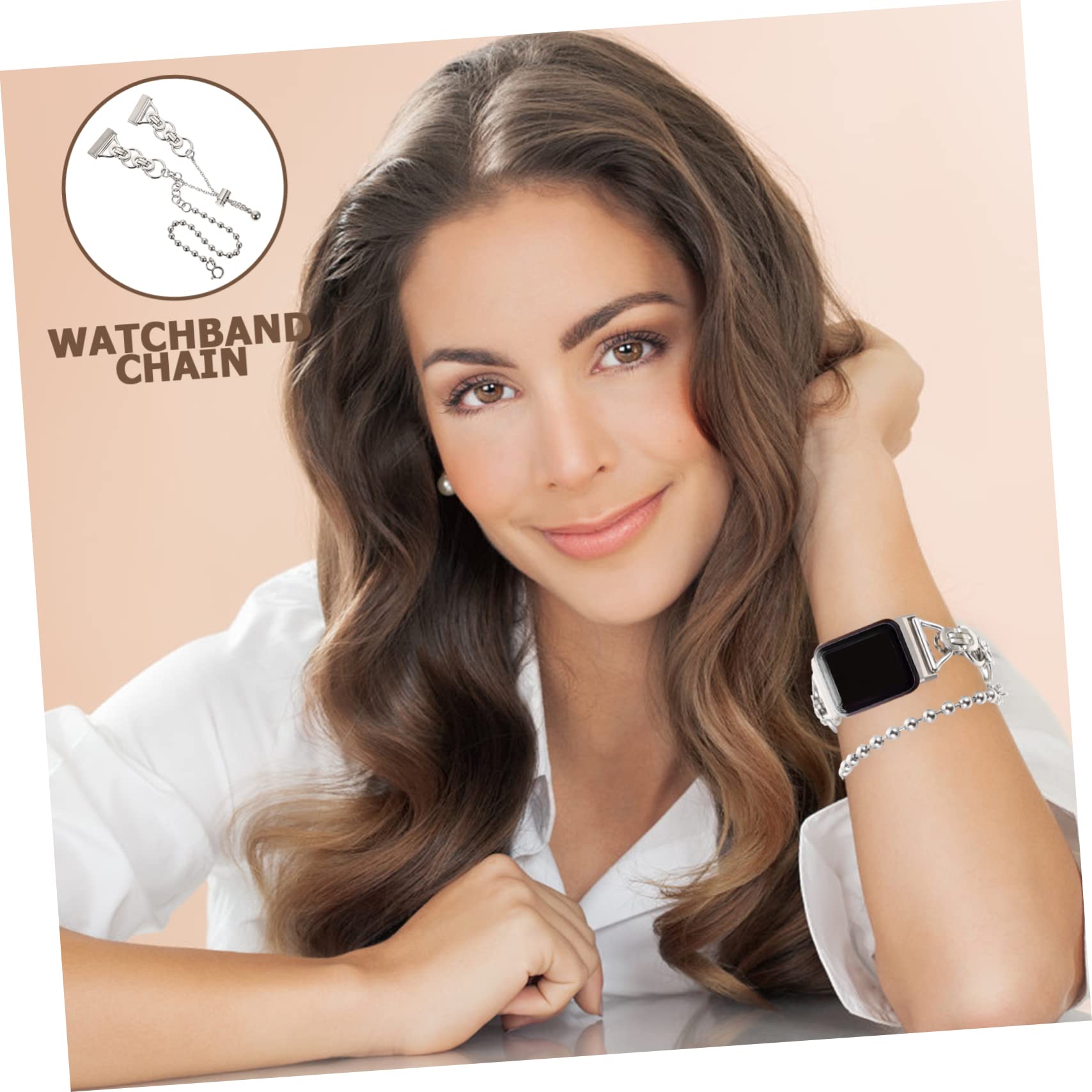 Uonlytech 2stücke Edelstahl Armband Für Sense Verstellbares Ketten-uhrenarmband Stilvoll Und Komfortabel Für Alltag Reisen Und Besondere Anlässe