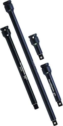 GEARWRENCH Juego de extensión de impacto de accionamiento de 1/2" de 4 piezas de 3", 5", 10" y 15" - 84950N