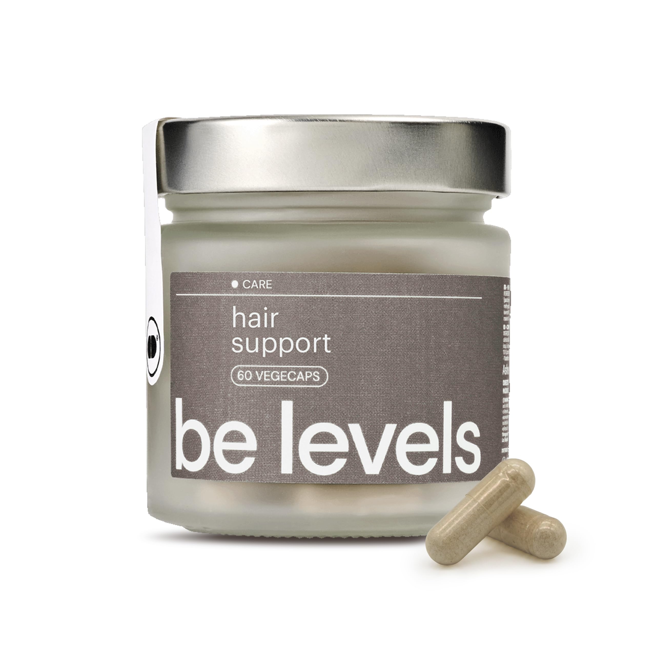 Biotina para el Cabello con Zinc - Vitaminas Anticaída Mujer y Hombre - 60 Cápsulas - Fortalece el Crecimiento del Cabello