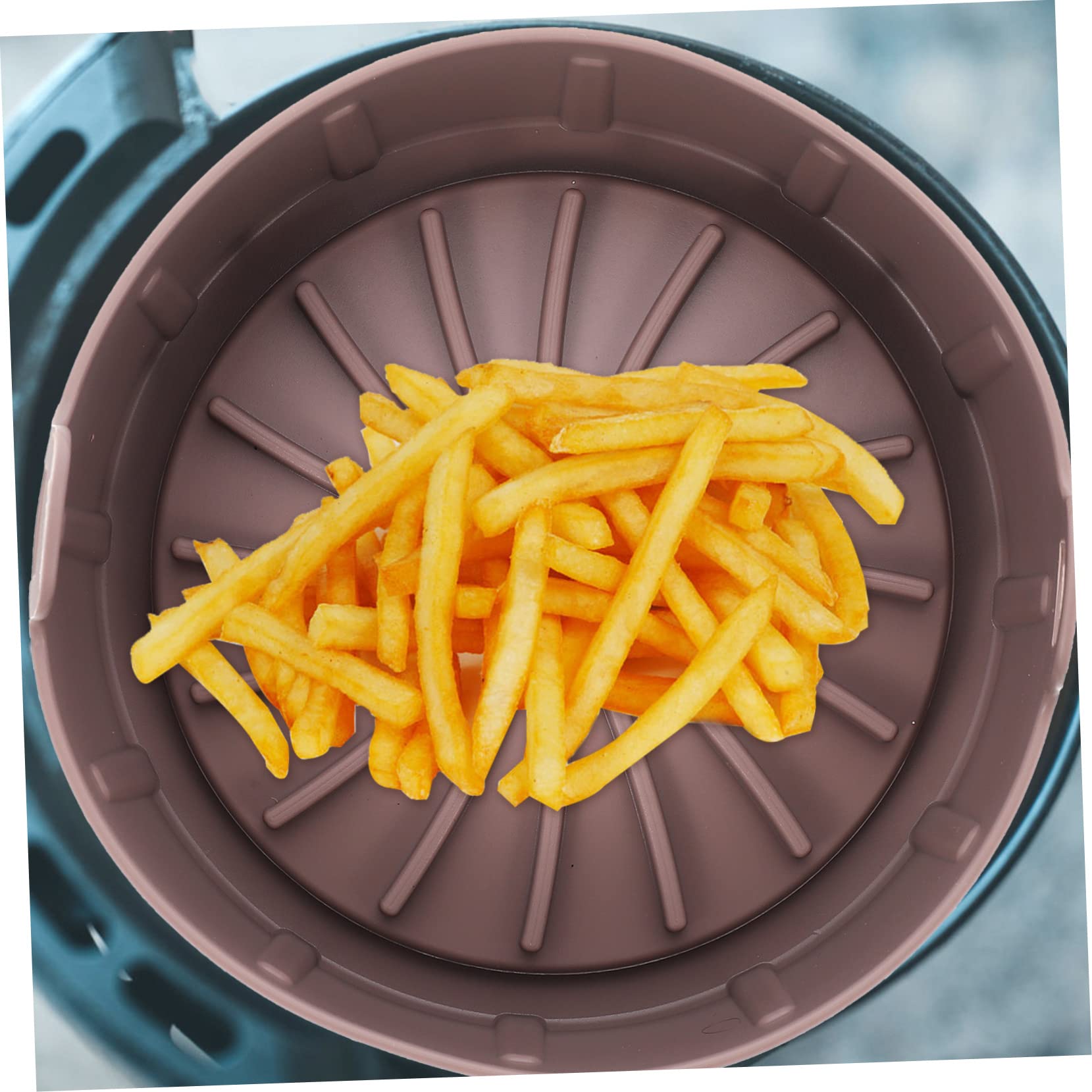 Riutilizzabile in Silicone Per Friggitrice Ad Aria Accessori Cottura Al Forno Per Alette Di Pollo Hamburger Pesce E Gamberetti