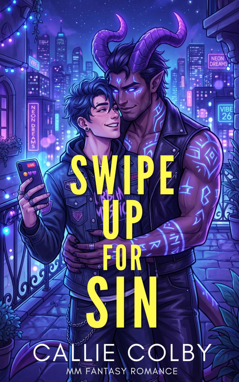 Swipe Up for Sin: MM Fantasy Romance (Hotter than Hell)