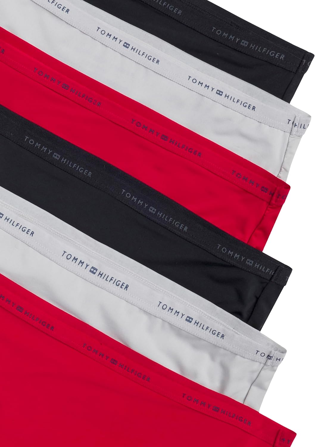 Tommy Hilfiger womens Logo Waistband Micro Bikini 6 Pack - Image 7