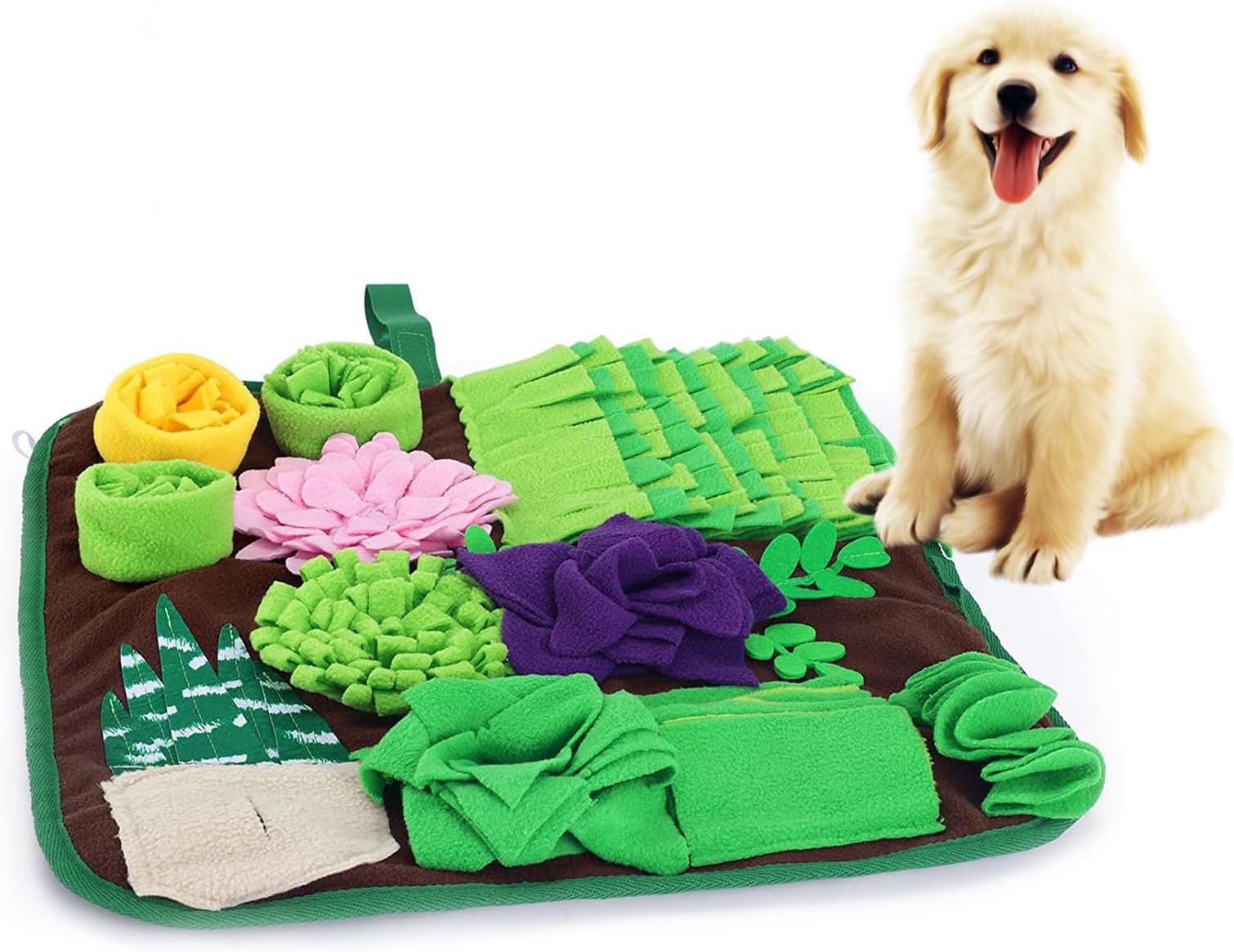 Bokelai Snuffle Mat for Dogs Slow Feeding Mat for Small Medium Dogs