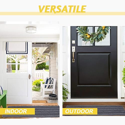 Vista 119 de NICETOWN Tapetes de baño antideslizantes (verde cáscara, 20 x 32 + 17 x 24 pulgadas)