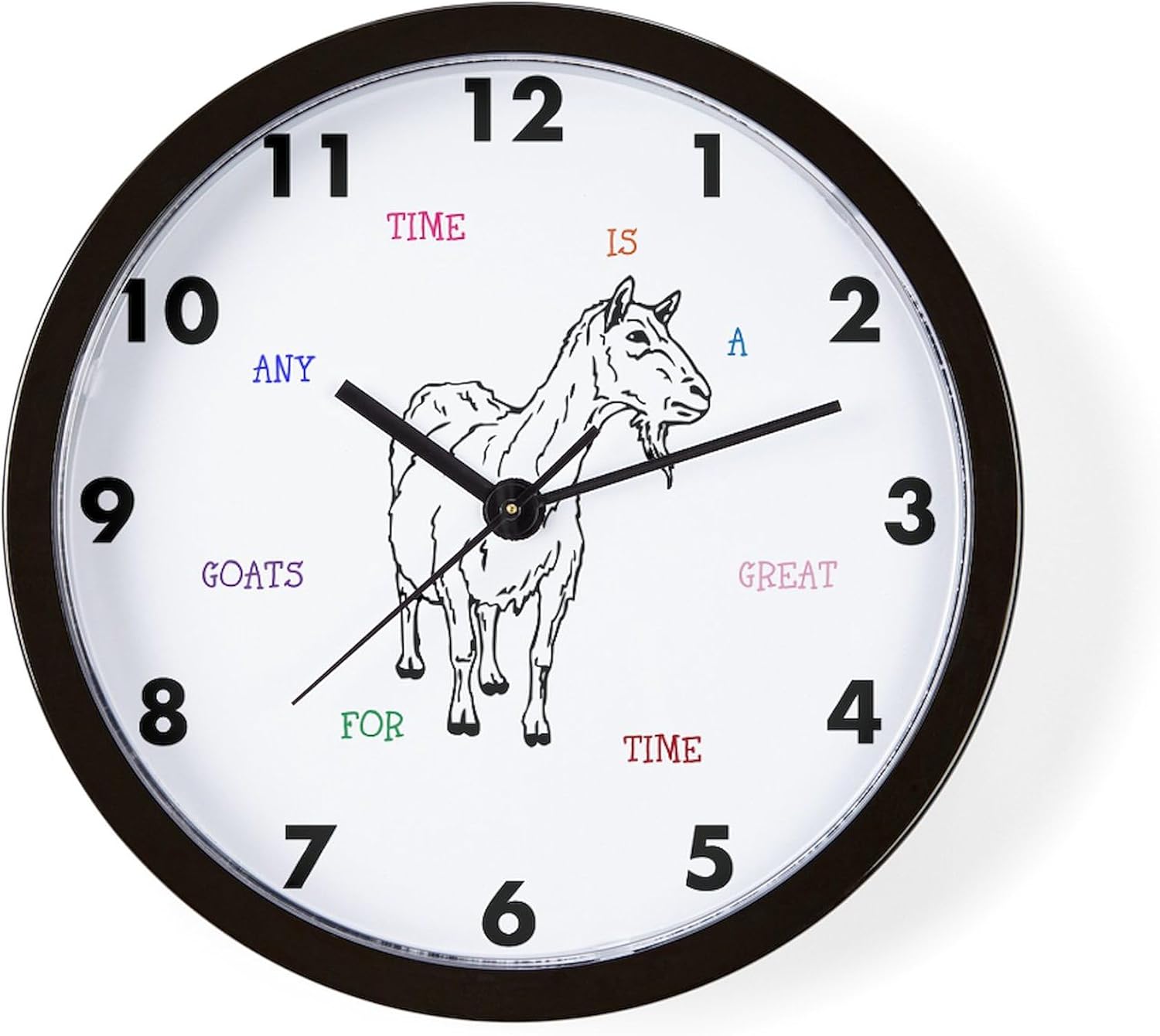 CafePress Any TIME 10" Wall Clock for Livingroom, Kitchen, or Office