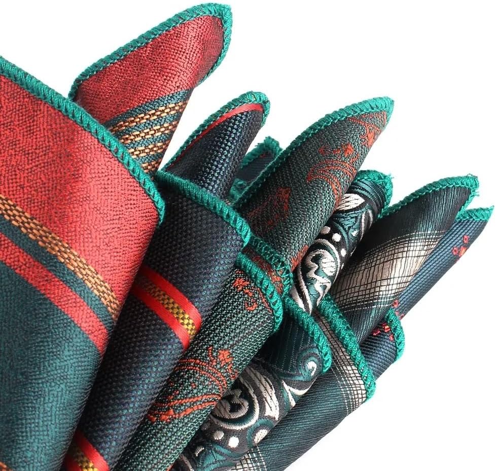 Pattern Pocket Square For Men Women Plaid Chest Towel Wedding Gentlemen Hankies Suits Handkerchief
