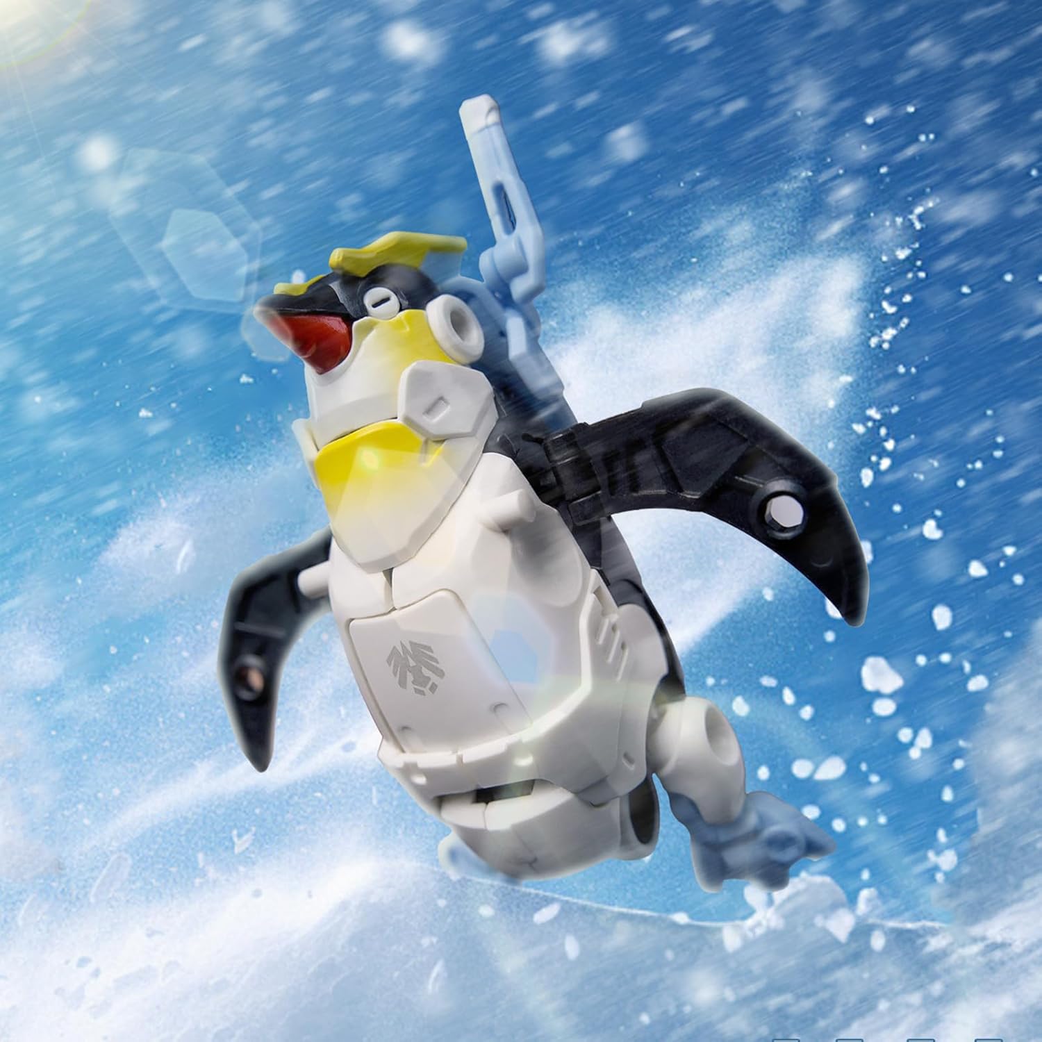 BEASTBOX BB-68 Jetstream Deformation Toys Action Figure, Converting Toys in Mecha and Cube, Perfect Birthday Party Gift for Teens and Adults, Based on Penguin.