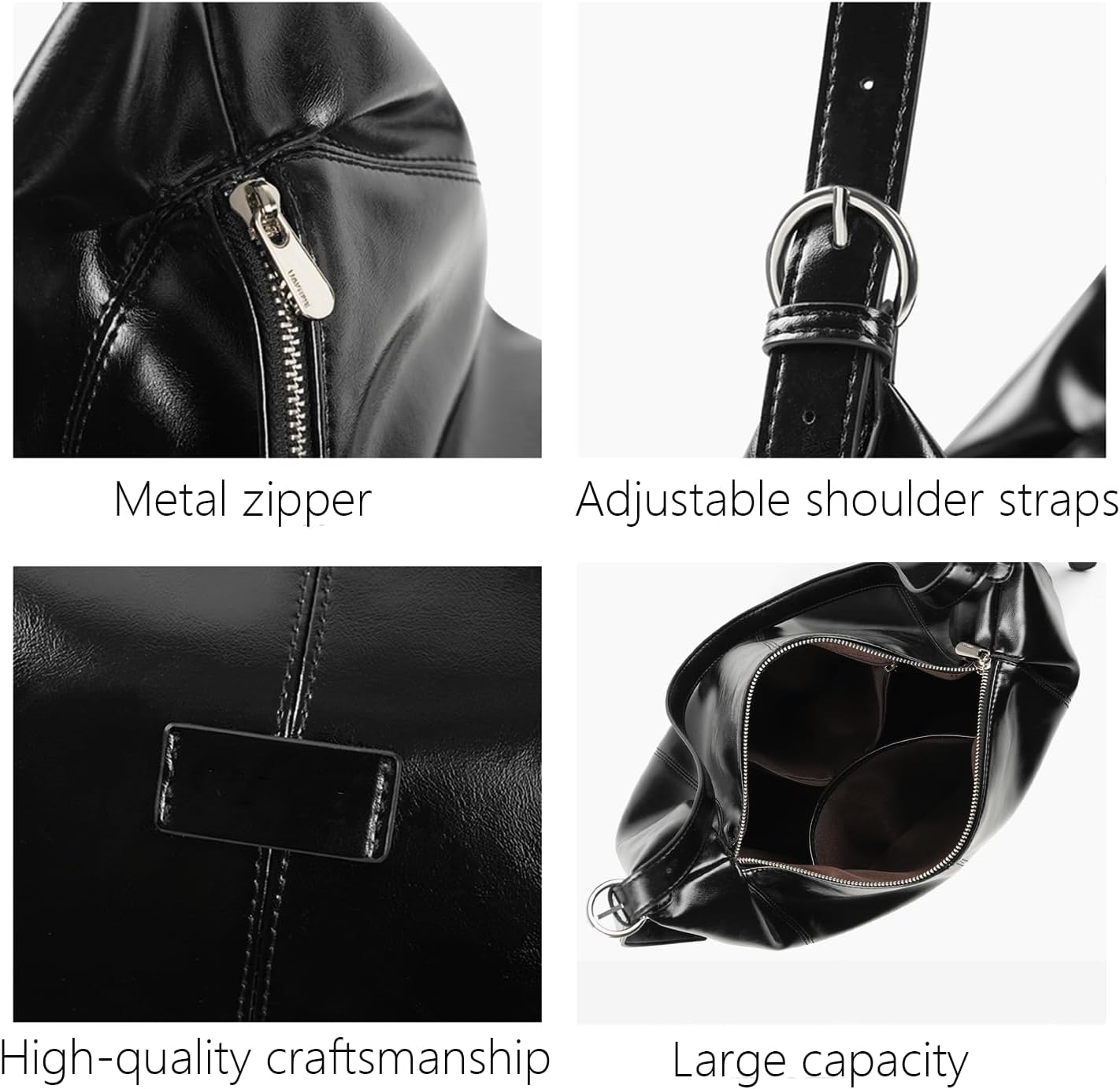 Mroden Suede bag Tote Bag for Work, Laptop Bag with Adjustable Shoulder Strap, Large Tote Bag for Women - Image 7