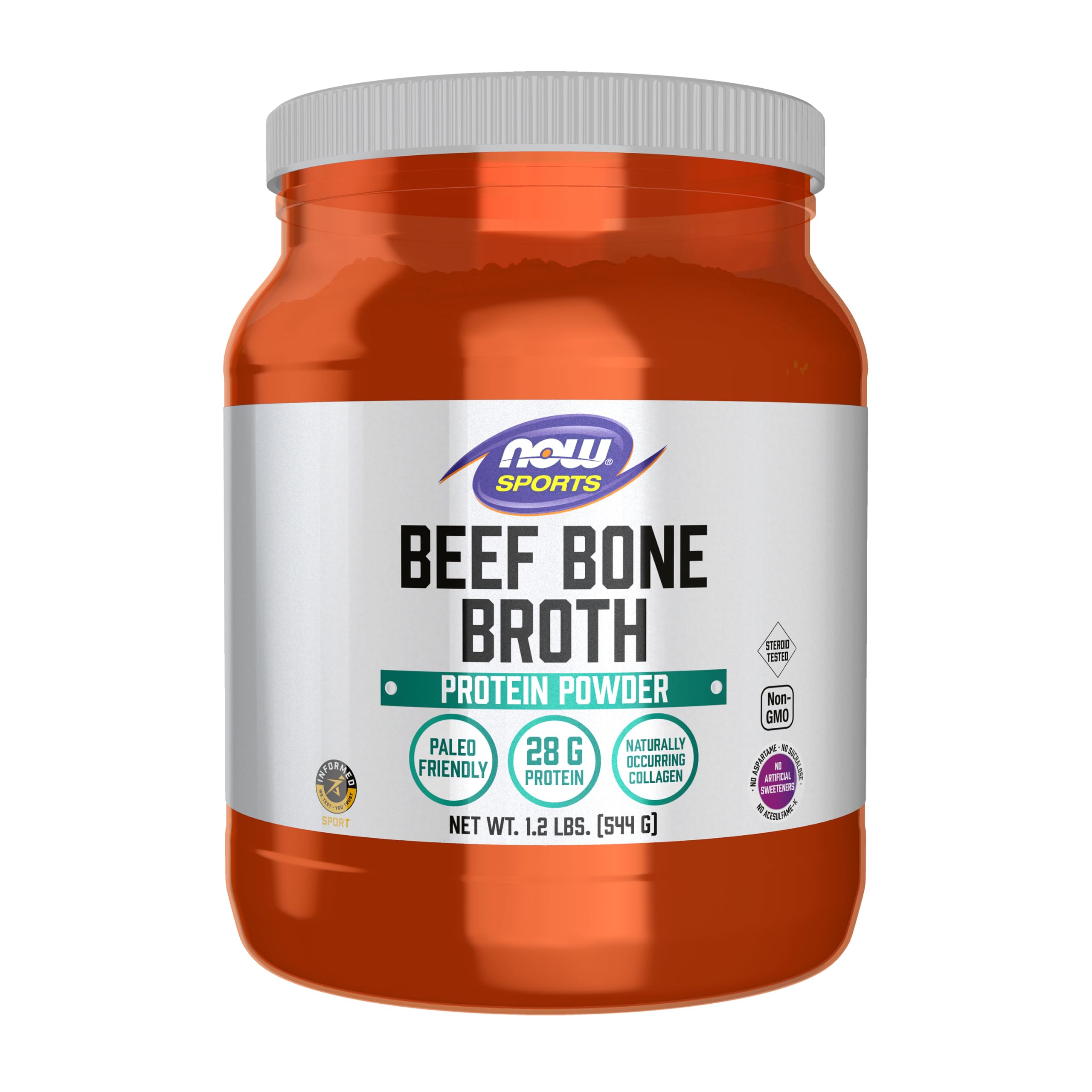 NOW Sports Beef Bone Broth Powder