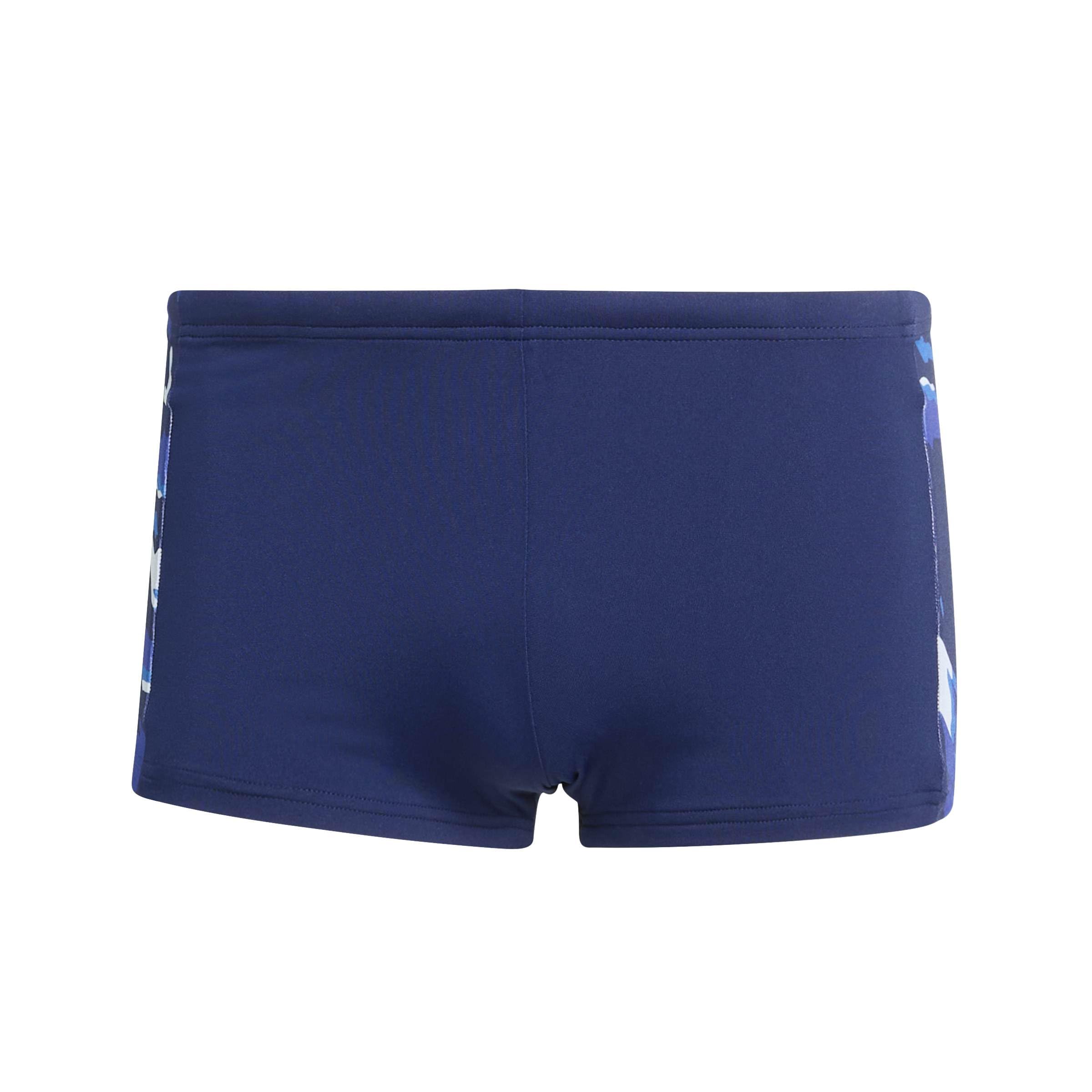adidas Men's Ripstream Team Graphic Swim Boxers Swimwear, Dark Blue, 42