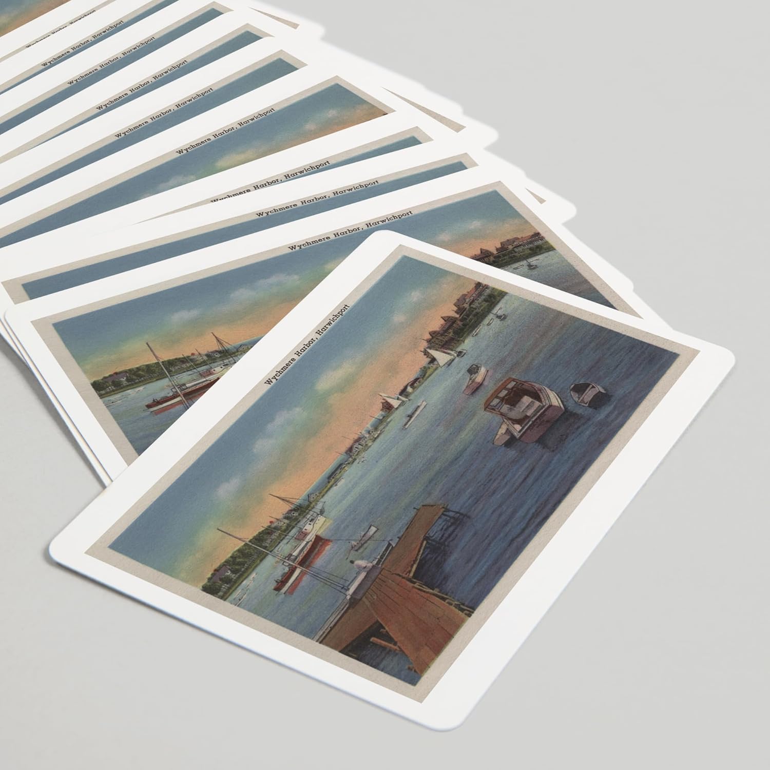 Lantern Press Wychmere Harbor Scene, Cape Cod, 52 Playing Cards for Adults, Poker Size Card Deck