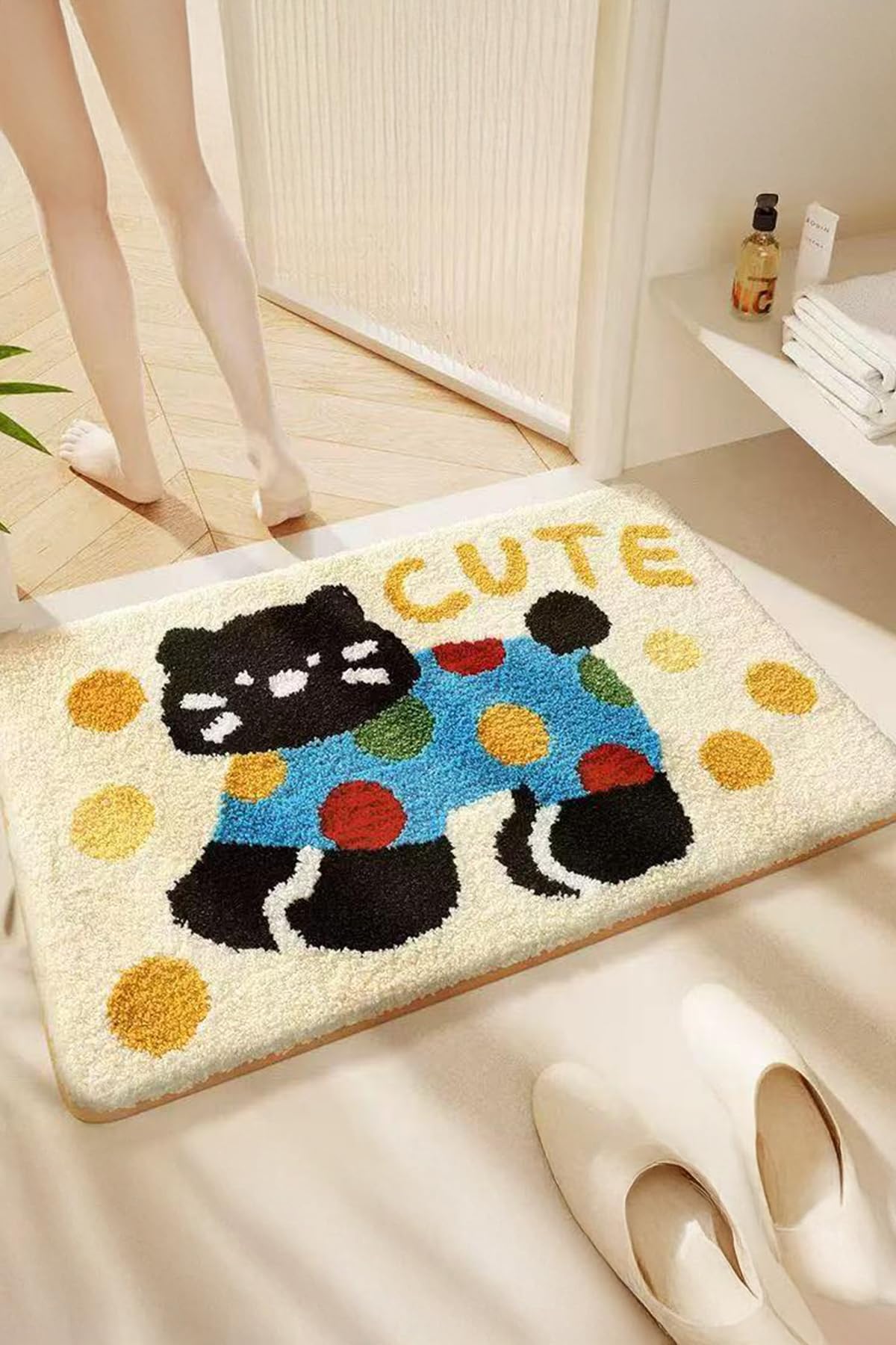 Yoyoso Kedi Temalı Paspas