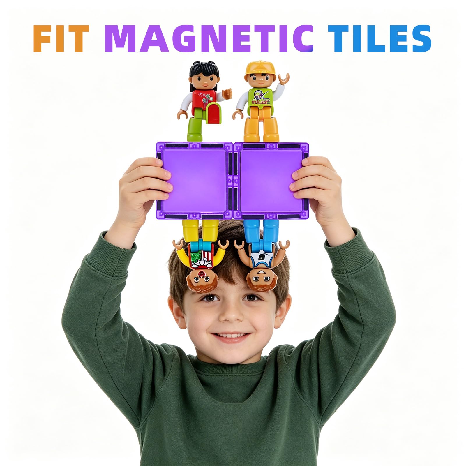 その他 toys that boys like Amazon.com: ZNZ Magnetic People Figures for Kids 4 Pieces Toys
