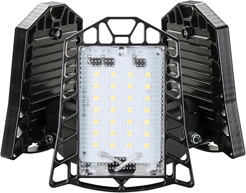 Miniatura 9 de GT-Lite Bombilla LED de garaje, 60 W (equivalente a 300 W), 6,000 lúmenes, luz diurna 5000 K, base E26, luz LED de ahorro de energía para