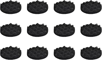 Bio-Foam Filter Pads, Media Compatible with Fluval FX4/FX5/FX6 Canister Foam, Aquarium Filter Accessories Pack of 12