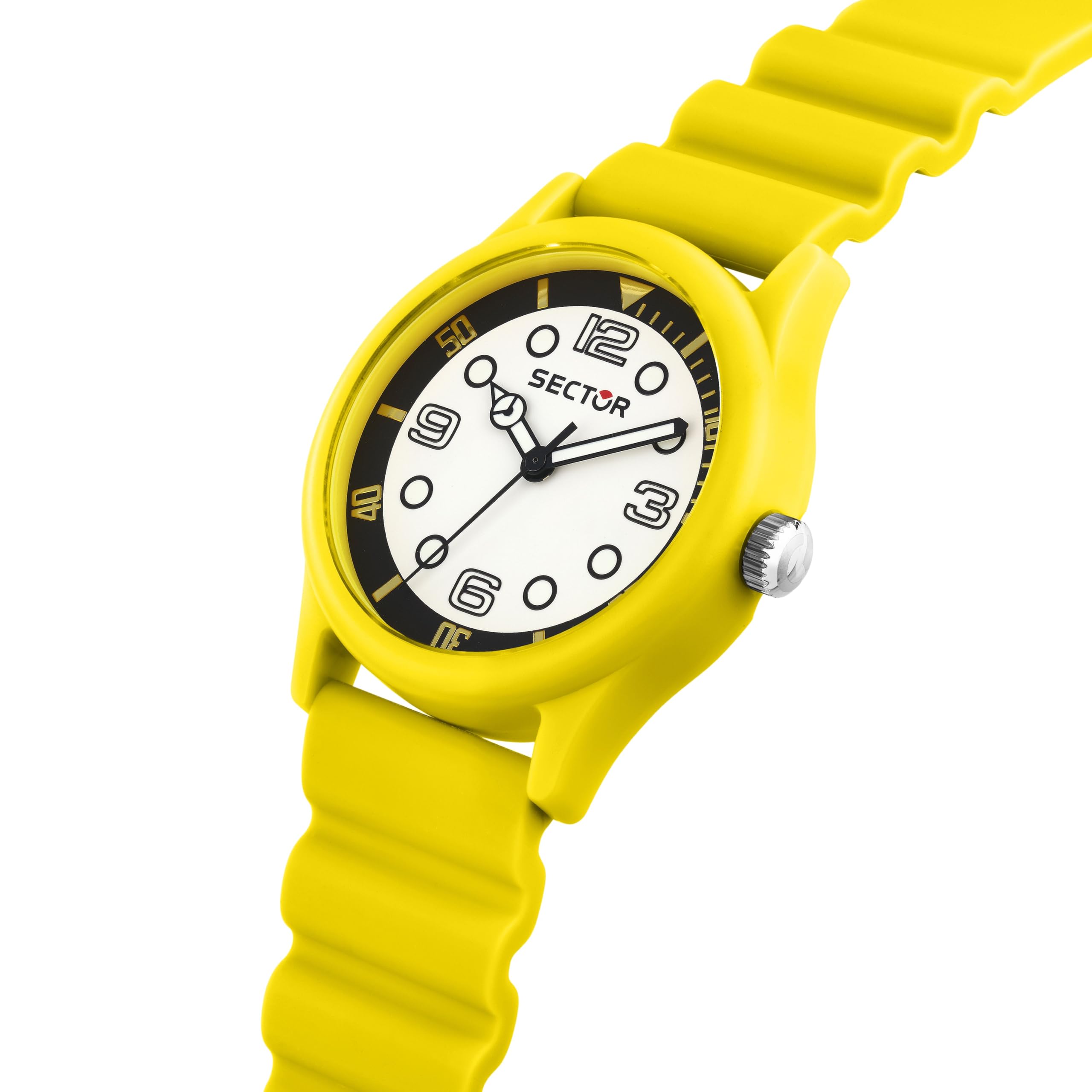 Sector No Limits Orologio Uomo, Solo tempo, Analogico, 41 mm, Collezione H2O, Silicone | Acciaio, Cassa 41.00mm, Forma Tonda